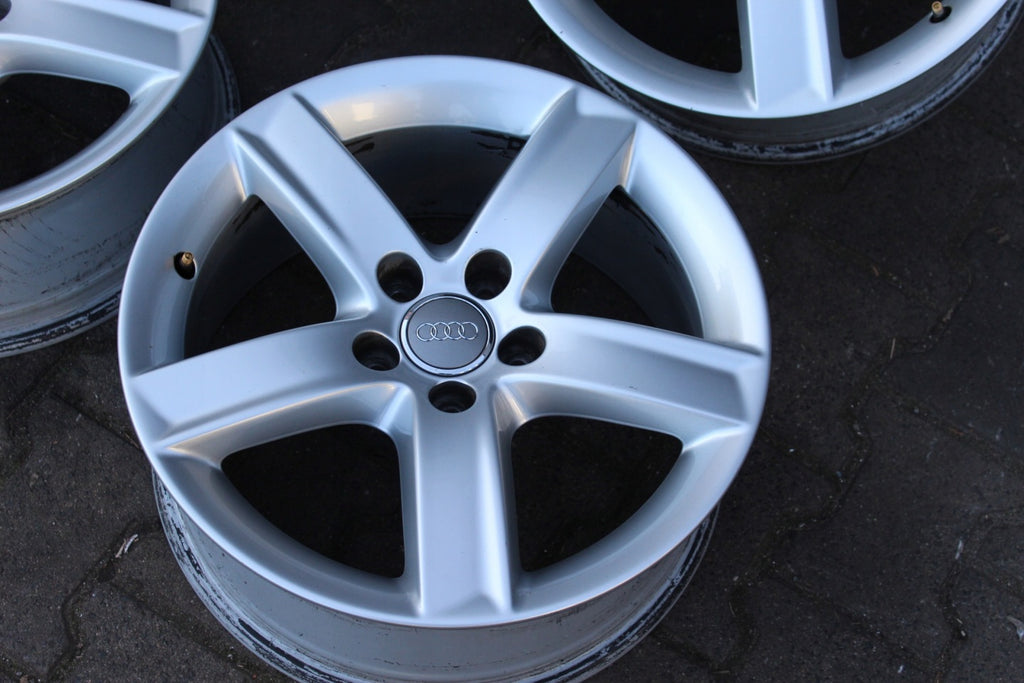 4x Alufelge 17 Zoll 7.0" 5x112 37ET Glanz Silber 8R0071497 Audi Q5 Rim Wheel FEL7427913768ot