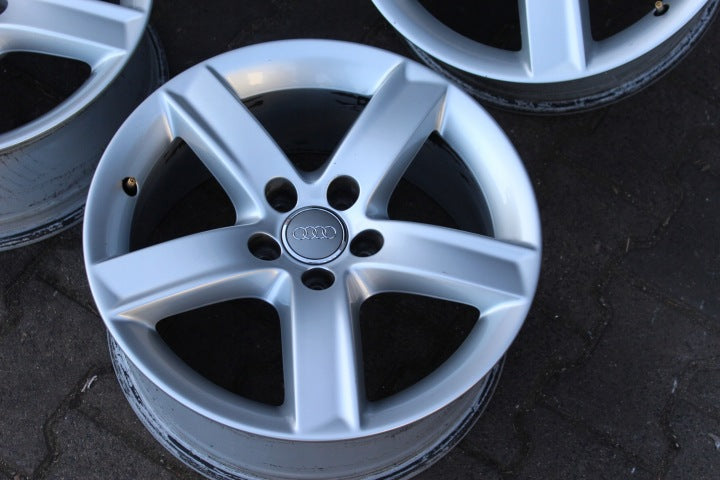 4x Alufelge 17 Zoll 7.0" 5x112 37ET Glanz Silber 8R0071497 Audi Q5 Rim Wheel FEL7427913768ot