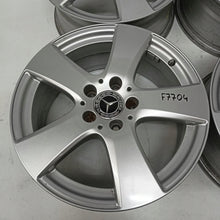 Laden Sie das Bild in den Galerie-Viewer, 4x Alufelge 17 Zoll 7.0" 5x112 48ET A2054015500 Mercedes-Benz W205 W204 W245 FEL1909686133wy
