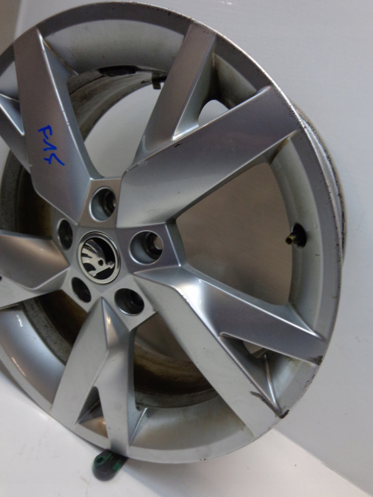 1x Alufelge 17 Zoll 7.0" 5x112 5E3601025 Skoda Octavia 5e3 Iv Rim Wheel FEL9319916757vy