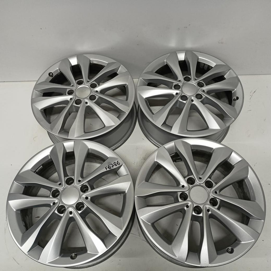 4x Alufelge 17 Zoll 7.0" 5x112 48ET Glanz Silber A2054018000 Mercedes-Benz W205 FEL6624017435yz