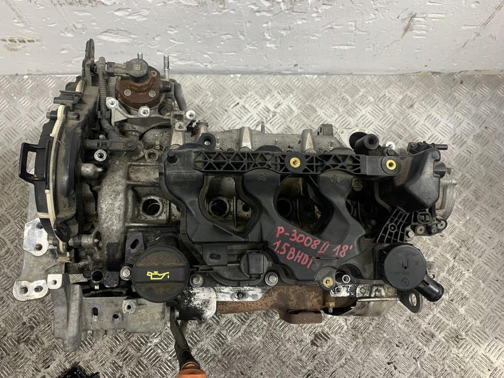 Motor Peugeot 3008 YH01 1.5 HDI 48TKm Diesel Engine Unkomplett