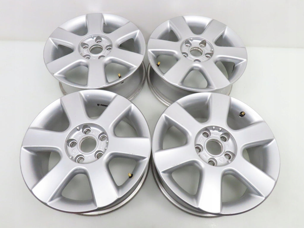 4x Alufelge 16 Zoll 6.5" 5x112 50ET Matt Grau 1T0601025C VW Passat Golf I FEL7028754567li