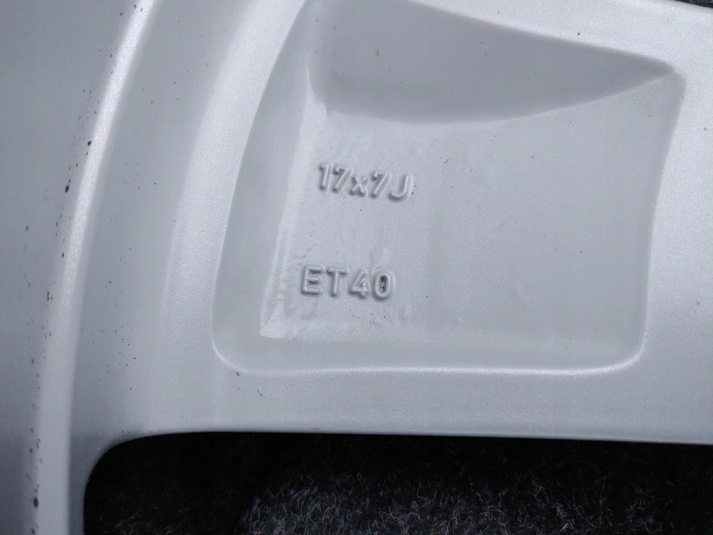 1x Alufelge 17 Zoll 7.0" 5x114.3 40ET Glanz Silber Nissan III 1 Qashqai FEL4125357742hg
