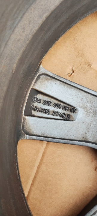 1x Alufelge 17 Zoll 7.0" 5x112 48 5ET A2054010800 Mercedes-Benz W205 A205 FEL3473096709qk