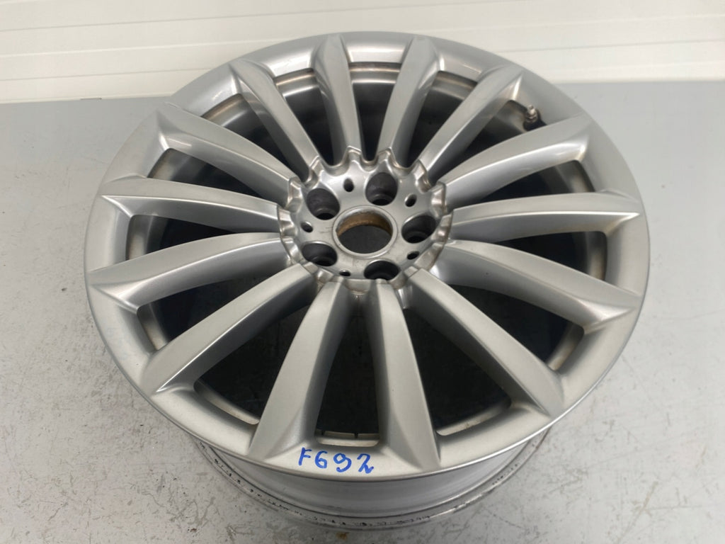 1x Alufelge 19 Zoll 8.5" 5x112 25ET Glanz Silber 6861225 BMW 1 Rim Wheel FEL2214365005kl