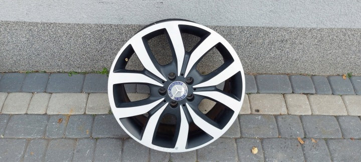 1x Alufelge 18 Zoll 7.5" 5x112 52ET Glanz Schwarz A2464012102 Mercedes-Benz FEL9571682581wd