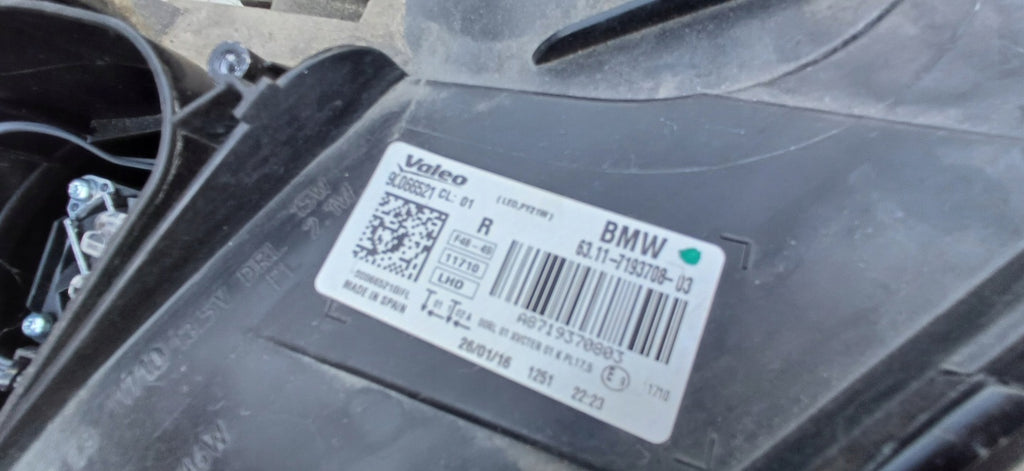 Frontscheinwerfer BMW F48 7193708 LED Rechts Scheinwerfer Headlight SCH1889097543yl