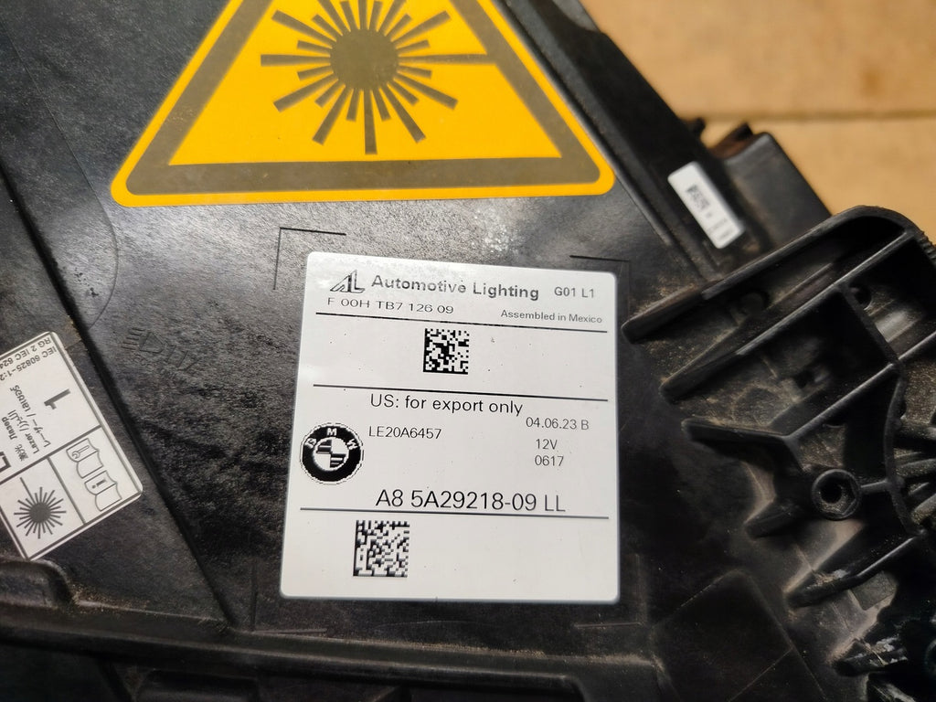 Frontscheinwerfer BMW G01 G02 5A29218-09 Laser Rechts Scheinwerfer Headlight SCH9364347939oa