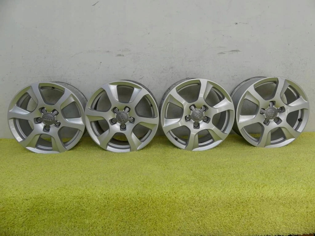 4x Alufelge 16 Zoll 7.5" 5x112 45ET Glanz Silber 8K0601025F Audi A4 B8 Rim Wheel FEL3678357313gx