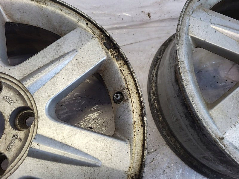 4x Alufelge 16 Zoll 6.5" 5x108 50ET Silber Renault Megane I Rim Wheel FEL4198250773zl