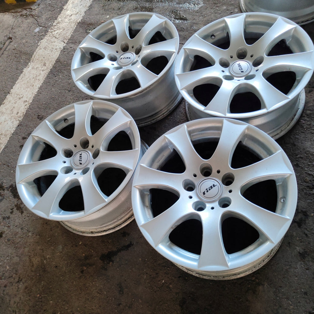 4x Alufelge 16 Zoll 7.0" 5x112 20ET Glanz Silber 45895 BMW Rim Wheel FEL7914763485st