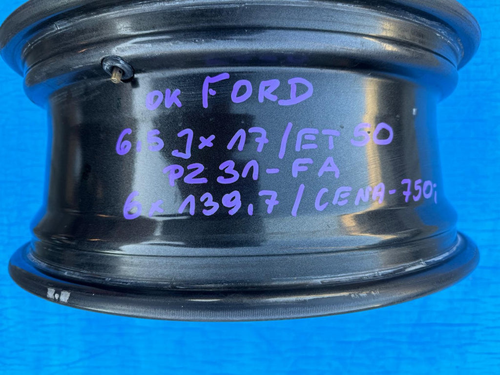 1x Alufelge 17 Zoll 6.5" 6x139.7 50ET PZ31-FA Ford Rim Wheel FEL6642429078cf
