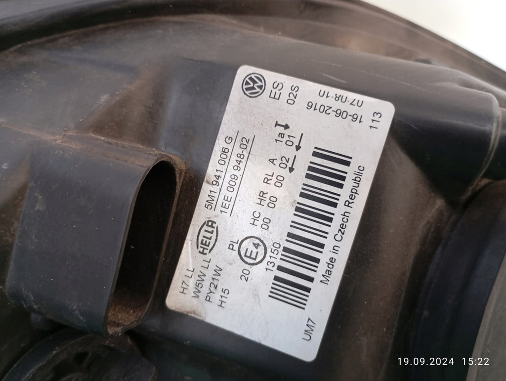 Frontscheinwerfer VW Golf V Plus 5M1941006G Rechts Scheinwerfer Headlight SCH4526890803vr