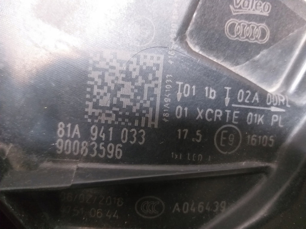 Frontscheinwerfer Audi Q2 81A941033 Links Scheinwerfer Headlight