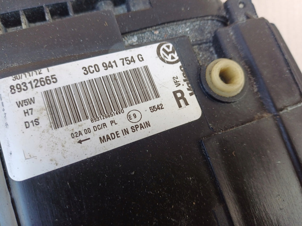 Frontscheinwerfer VW Passat 3C0941754G Xenon Rechts Scheinwerfer Headlight SCH3770304029pp