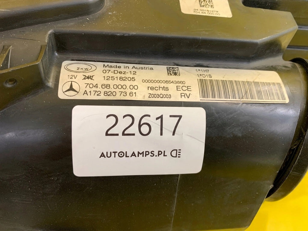 Frontscheinwerfer Mercedes-Benz Slk Amg A1728207361 Xenon Rechts Headlight