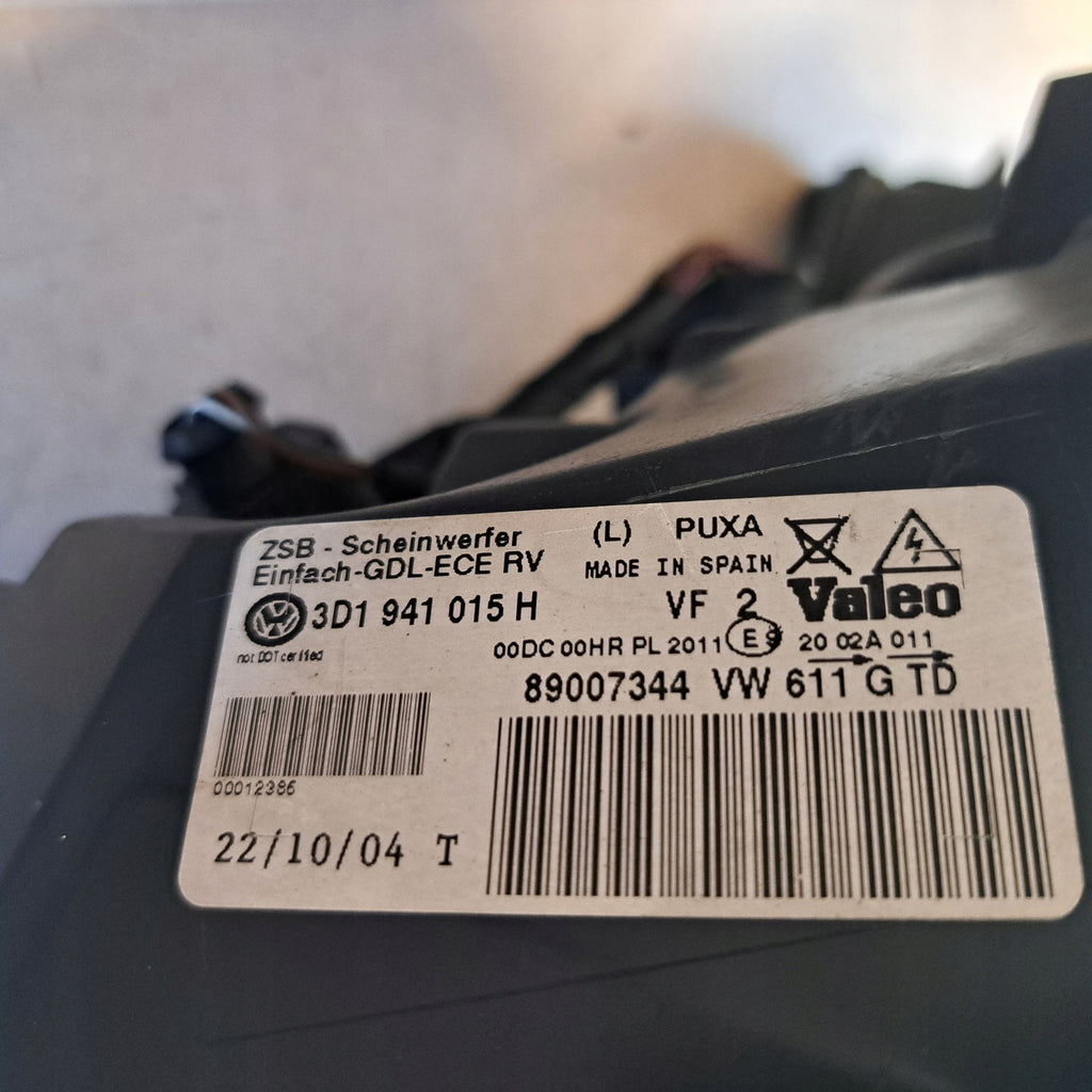 Frontscheinwerfer VW Phaeton 89007344 Xenon Links Scheinwerfer Headlight SCH4974738328ni