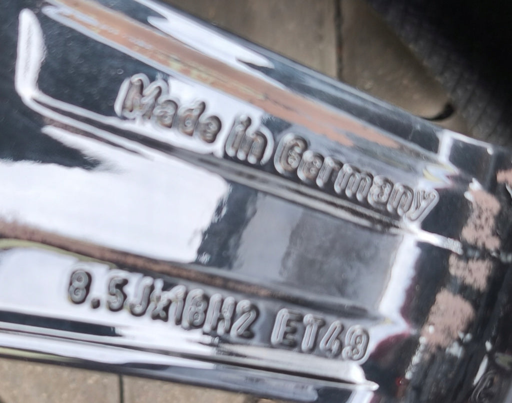1x Alufelge 18 Zoll 8.5" 5x112 49ET Matt Schwarz Mercedes-Benz W205 Rim Wheel FEL3163456359on