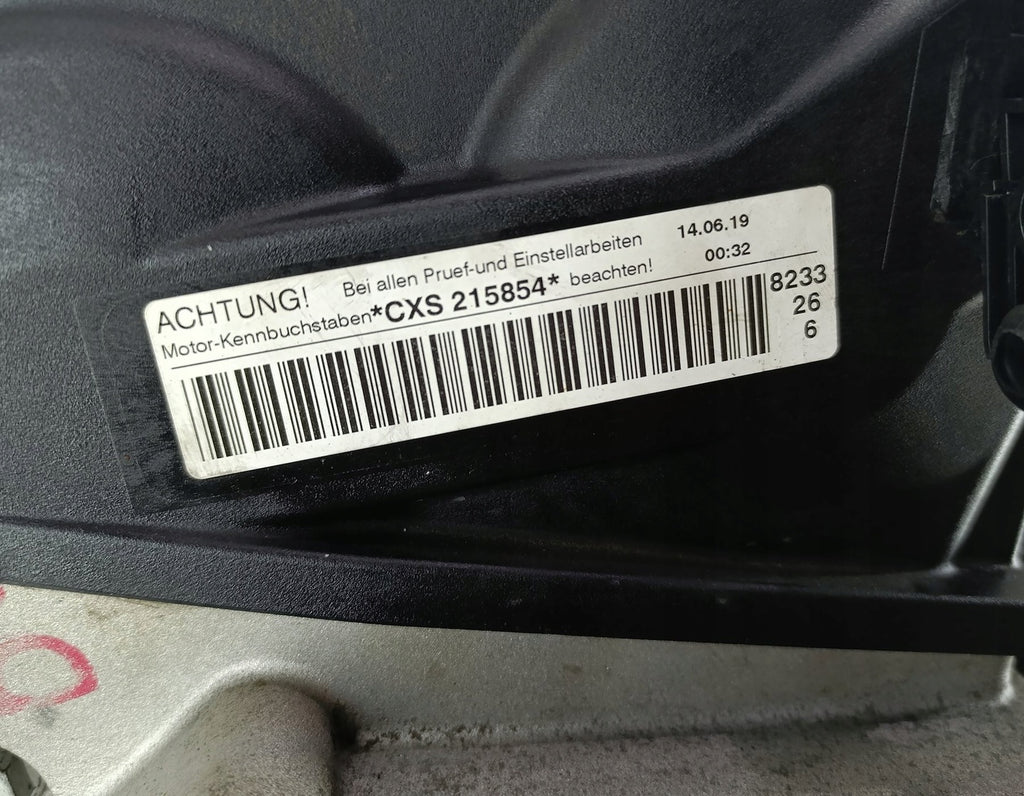 Motor Audi Seat Skoda VW CXS 1.4 TSI 98TKm 2019 Benzin Engine Komplett