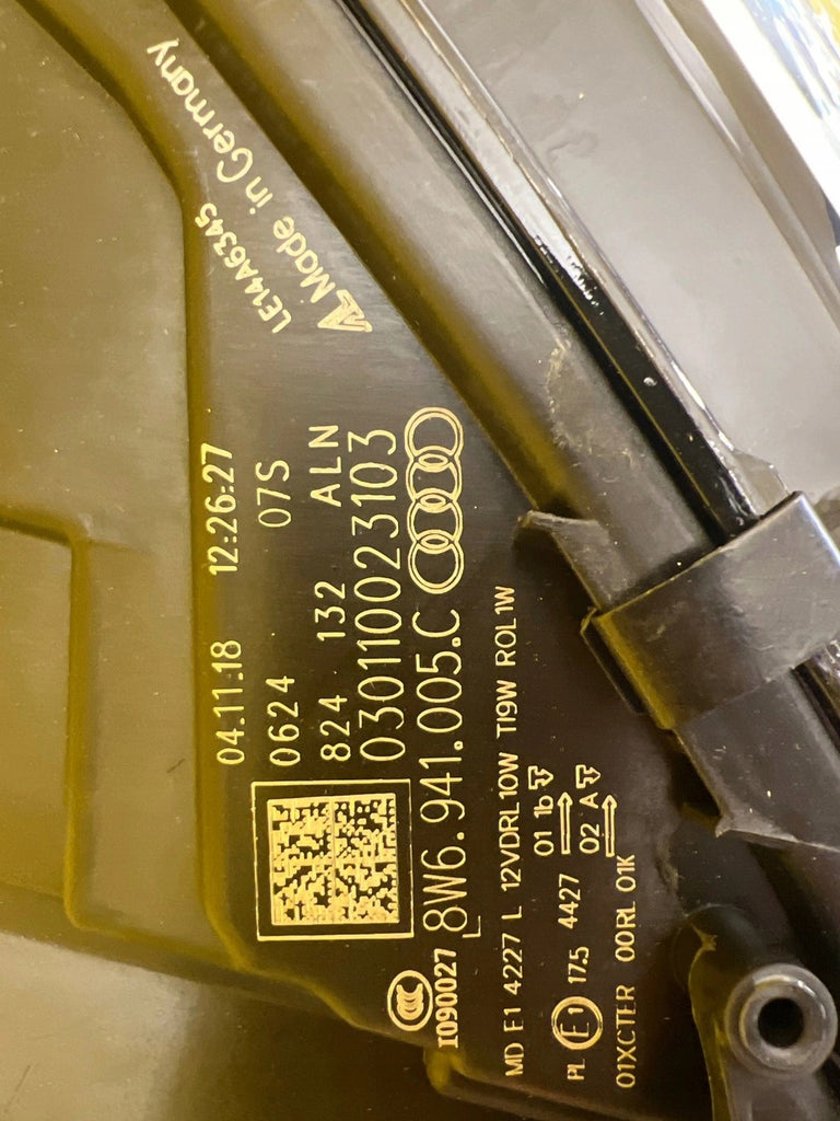 Frontscheinwerfer Audi A5 8W6941005C Xenon Links Scheinwerfer Headlight