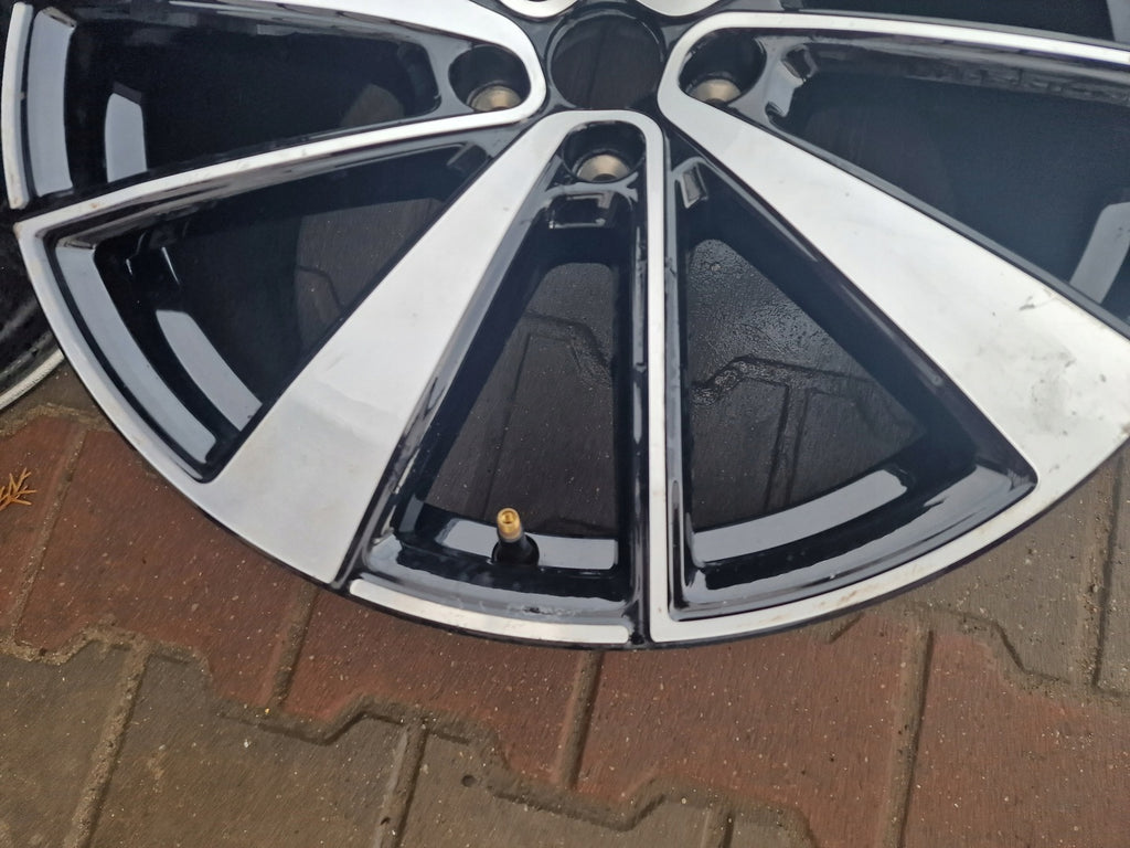 1x Alufelge 19 Zoll 9.0" 5x108 53ET Glanz Schwarz 32134523 Polestar Rim Wheel