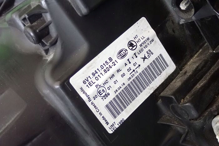 Frontscheinwerfer Skoda Fabia III 6V1941015B Links Scheinwerfer Headlight SCH4277807868eb
