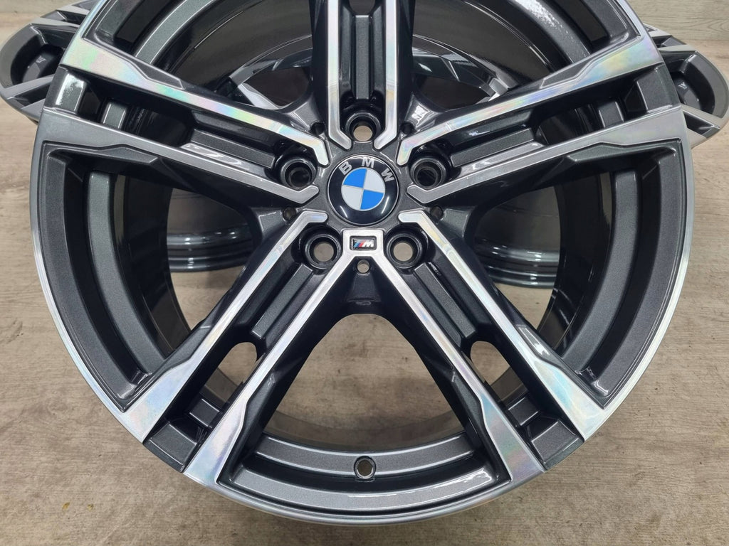 4x Alufelge 18 Zoll 8.0" 5x112 57ET Glanz Graphit 8092352 BMW 1 F40 Mg Rim Wheel FEL3187838032kv