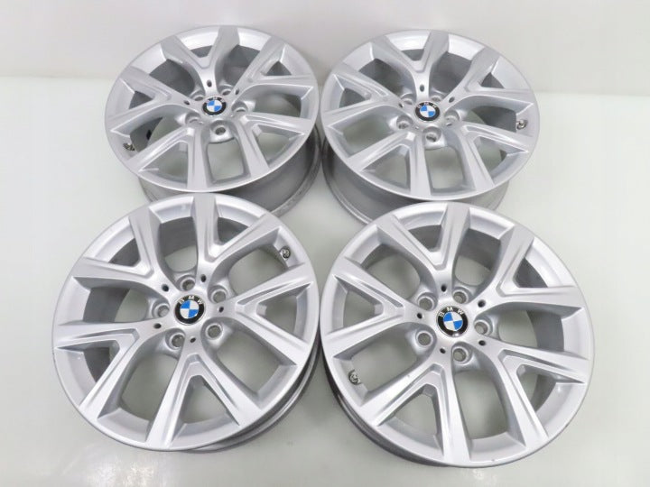 4x Alufelge 17 Zoll 6.5" 5x112 39ET Glanz Silber 6856076 BMW F39 X1 F48 FEL1052918538tv