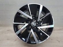 Laden Sie das Bild in den Galerie-Viewer, 4x Alufelge 18 Zoll 7.5" 5x112 48ET Glanz Schwarz 5E3601025AD Mg Octavia 5e3 I FEL5790951531ca