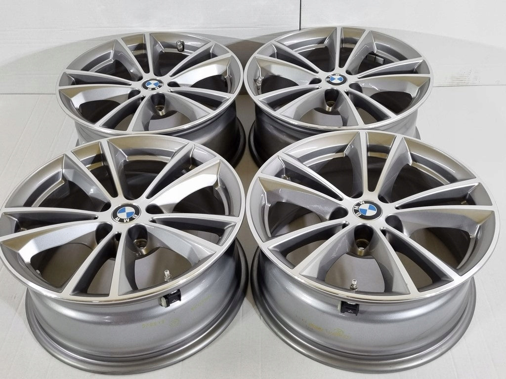 1x Alufelge 17 Zoll 7.5" 5x112 27ET Glanz Graphit BMW G31 G30 Rim Wheel FEL7242730095vm