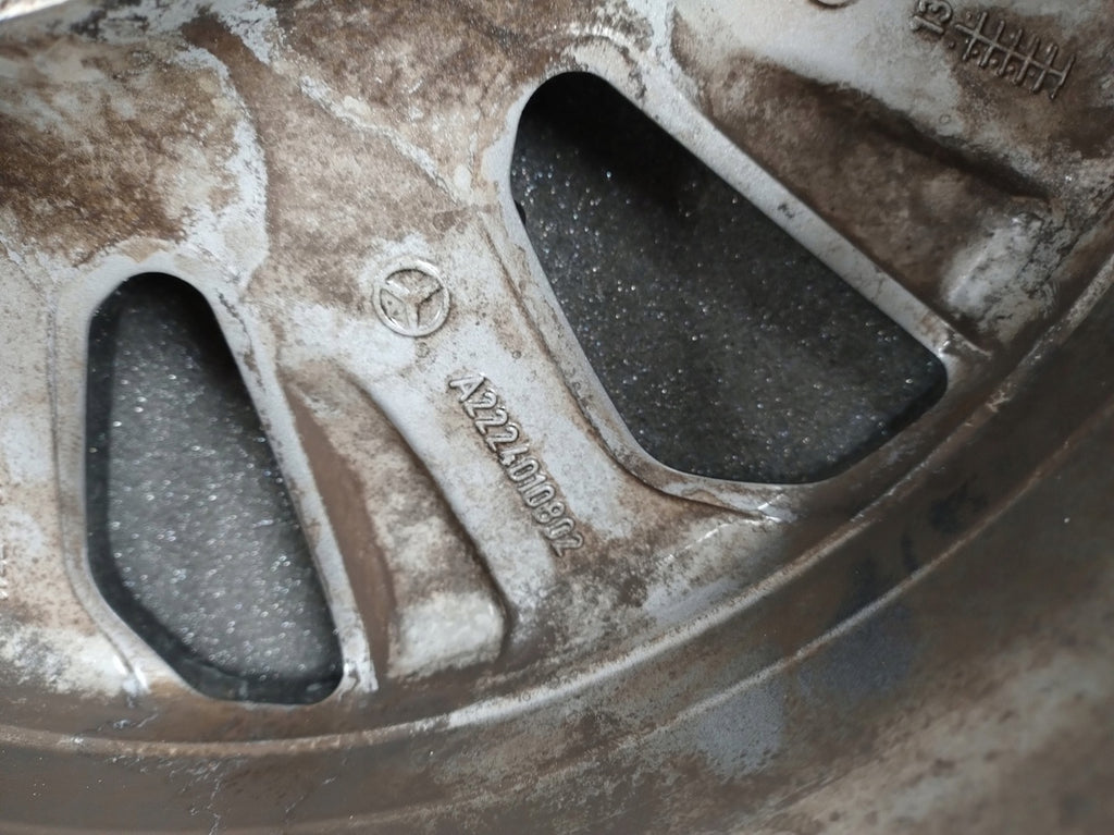 1x Alufelge 17 Zoll 8.0" 5x112 41ET Glanz Grau A2224010802 Mercedes-Benz W222 Mg