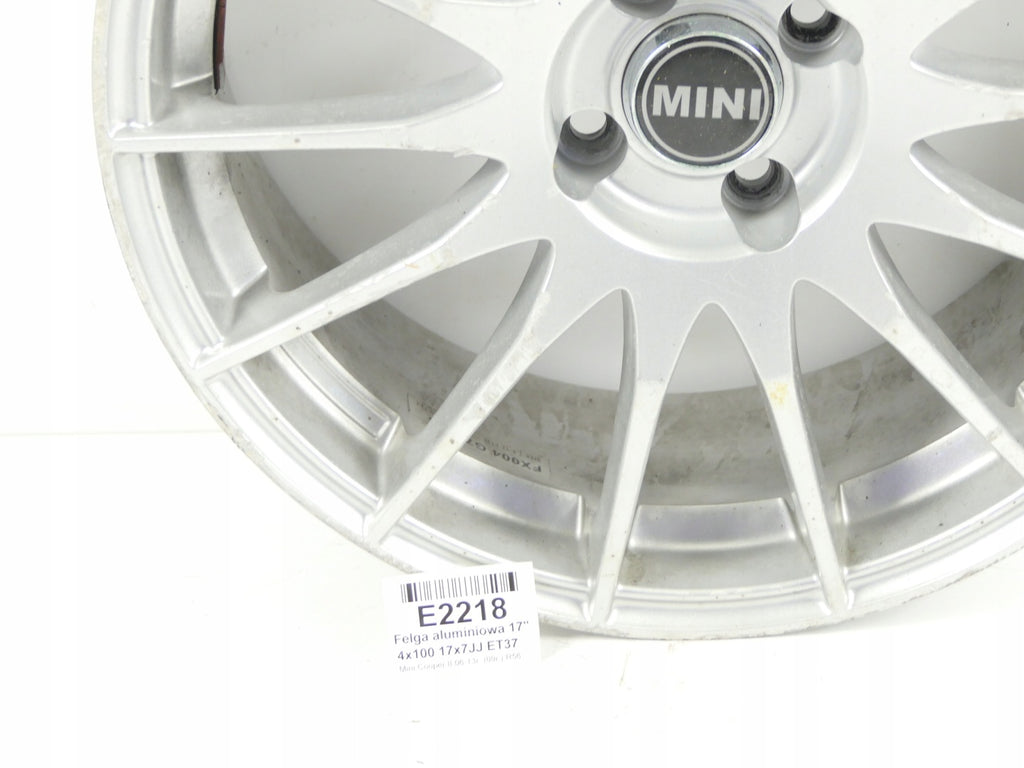 1x Alufelge 17 Zoll 7.0" 4x100 Mini R56 Rim Wheel FEL7649536053cg