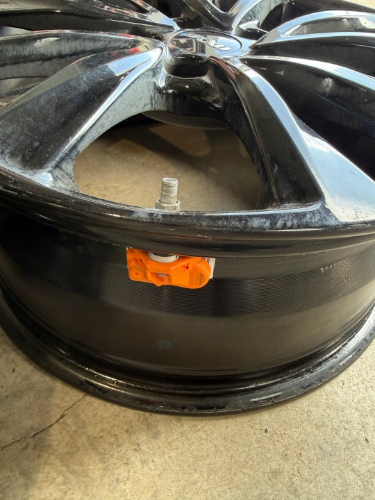 4x Alufelge 17 Zoll 7.0" 5x114.3 50ET Glanz Schwarz KBA49962 Rim Wheel FEL8865008779pu