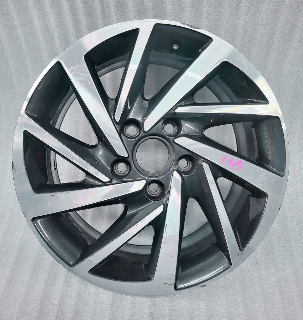 1x Alufelge 16 Zoll 6.5" 5x112 46ET Glanz Schwarz 5G0601025DS VW Golf Vii FEL2773800558vr