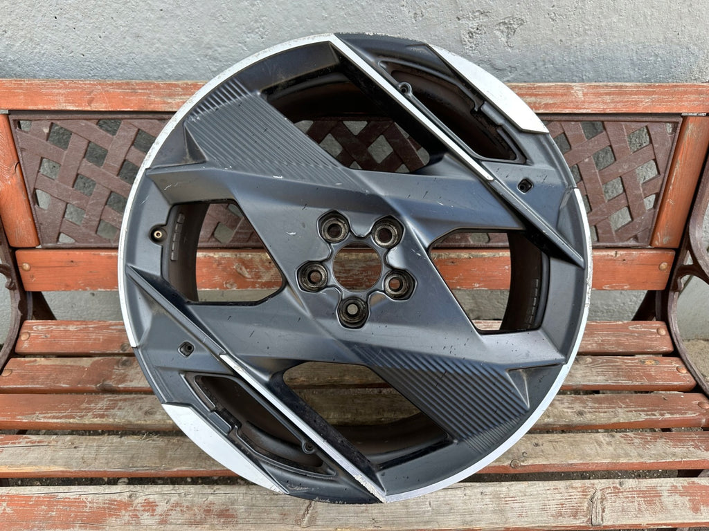1x Alufelge 20 Zoll 8.0" 5x108 50ET Matt Schwarz 9840674780 Peugeot Rim Wheel FEL9314880517bk
