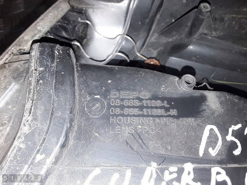Frontscheinwerfer Skoda Superb 086651109L Links Scheinwerfer Headlight SCH3914279986ke