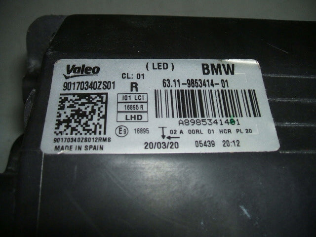 Frontscheinwerfer BMW I3 6311-9853414-01 Full LED Ein Stück (Rechts oder Links) SCH4083389190ls