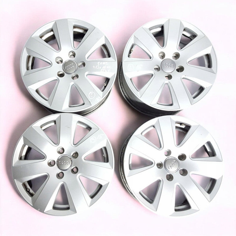 4x Alufelge 16 Zoll 5x112 4F0601025AD Audi A6 A4 Rim Wheel