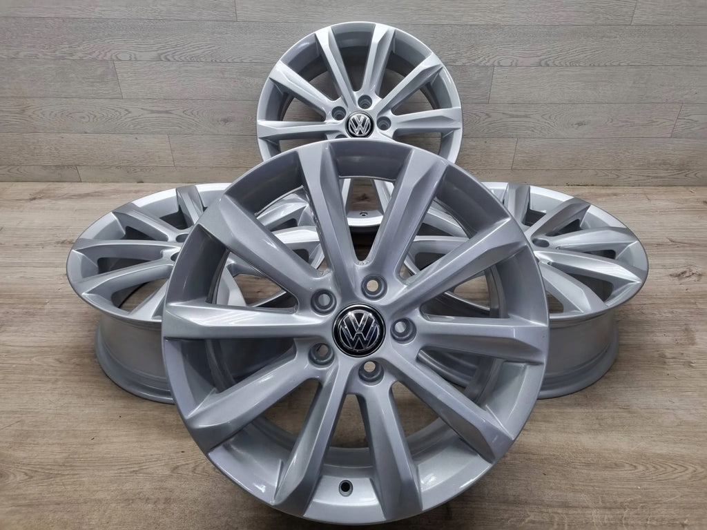 4x Alufelge 17 Zoll 6.5" 5x112 41ET Glanz Silber 3G0601025C VW Passat B8 FEL7853737097yh