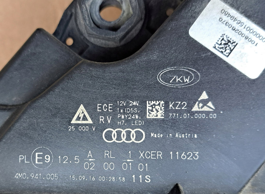 Frontscheinwerfer Audi Q7 4M0941005 Xenon Links Scheinwerfer Headlight