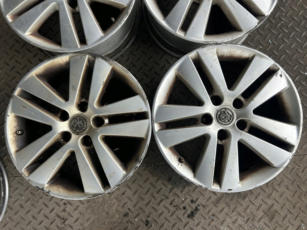 4x Alufelge 16 Zoll 6.5" 5x110 37ET Matt Silber Opel Signum Vectra Zafira FEL4328695781pi