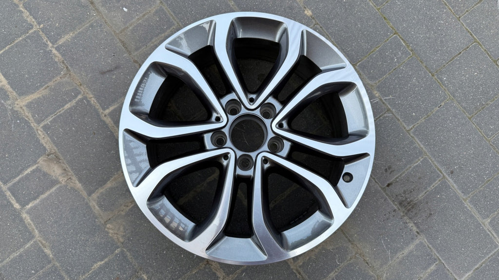 1x Alufelge 17 Zoll 7.0" 5x112 48 5ET Glanz Grau A2054010200 Mercedes-Benz FEL8434154780oi