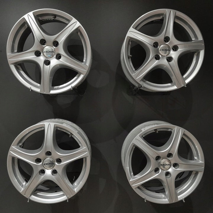 4x Alufelge 16 Zoll 6.5" 5x112 40ET KBA49613 Audi Rim Wheel FEL4894695645su