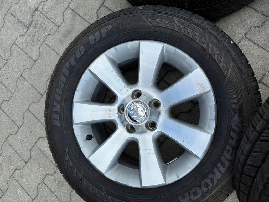 4x Alufelge 16 Zoll 6.5" 5x112 33ET Glanz Silber 7N0601025A VW Tiguan Sharan FEL3968273550zr
