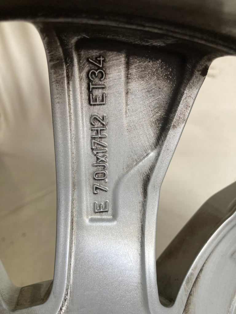 1x Alufelge 17 Zoll 7.0" 5x112 34ET Glanz Silber 80A601025J Audi Q5 Rim Wheel FEL5380200261og