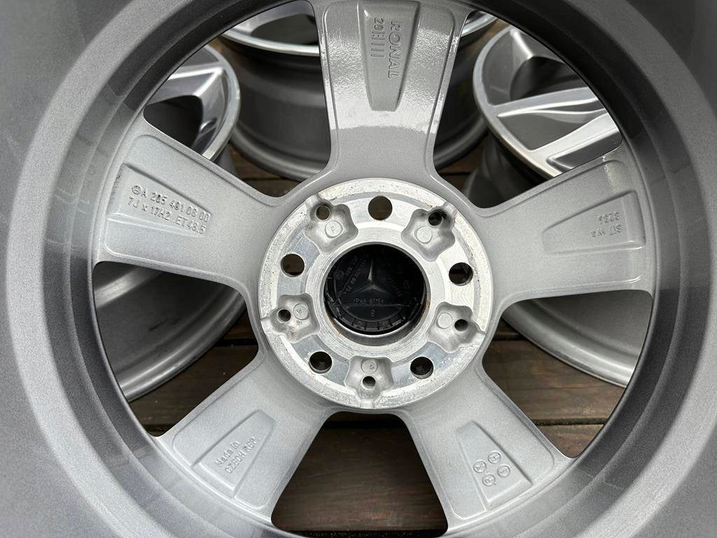 4x Alufelge 17 Zoll 7.0" 5x112 48 5ET A2054010800 Mercedes-Benz C Class W205 FEL7007701870st