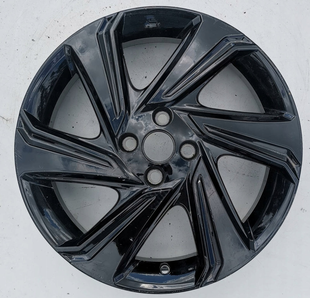 1x Alufelge 17 Zoll 5.0" 4x100 40ET Glanz Schwarz PW4570H015 Toyota Aygo FEL7099298701tf
