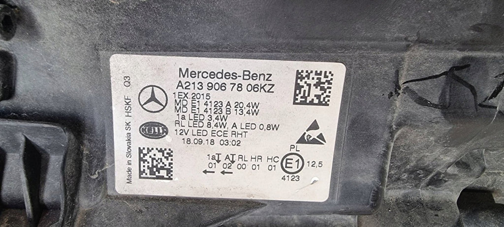 Frontscheinwerfer Mercedes-Benz W213 A2139067806 LED Rechts Headlight SCH9011938902nf