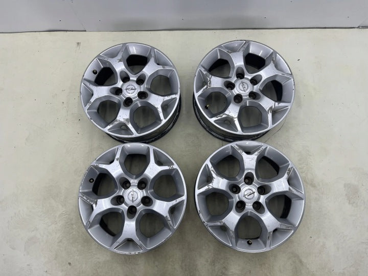 4x Alufelge 16 Zoll 6.5" 5x110 37ET 13116659 Opel Astra G Zafira B Meriva FEL2692770863sp